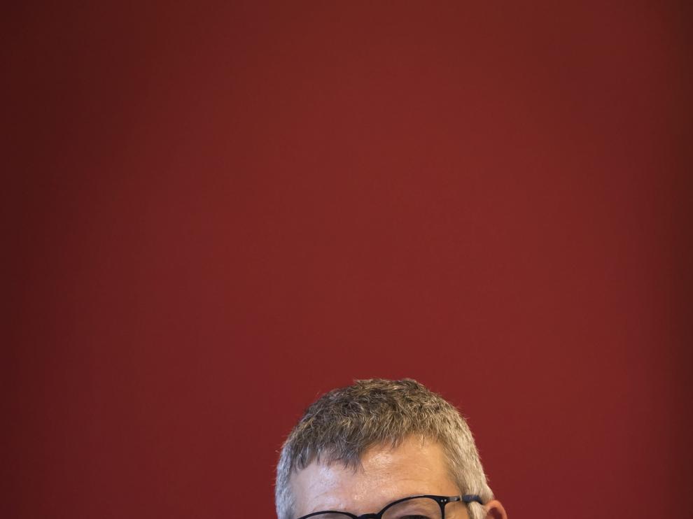 Joaquim Coll, ayer en Zaragoza.