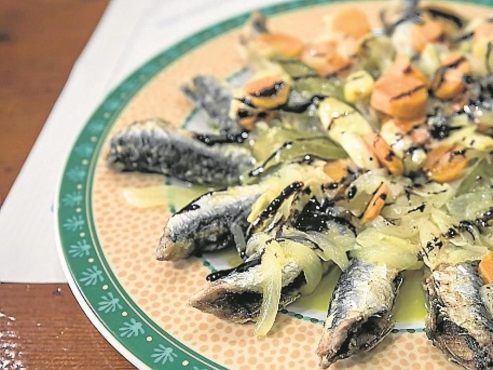 Receta de anchoas en escabeche.