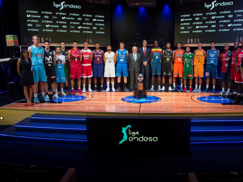 Presentación oficial de la Liga Endesa en Madrid.