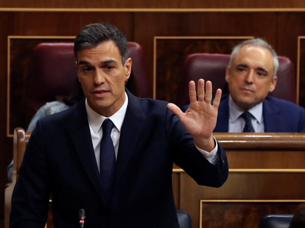 El presidente del Gobierno, Pedro Sánchez