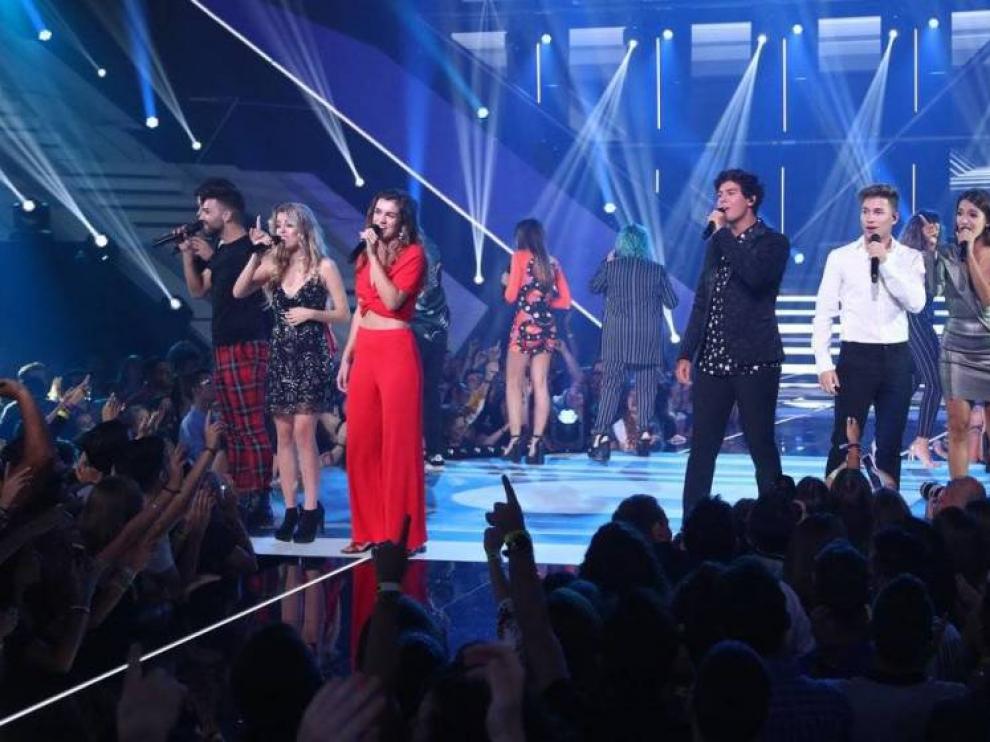 Los extriunfitos cantaron 'Camina en el arranque de OT 2018