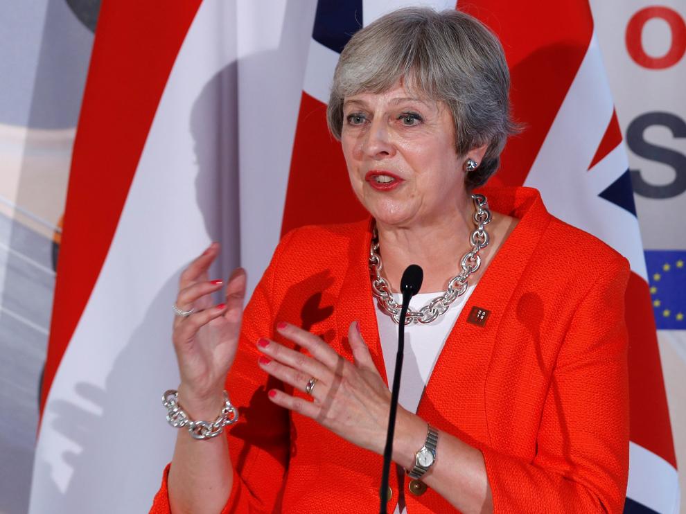 La primera ministra británica, Theresa May.