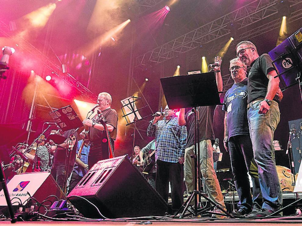 La Ronda de Boltaña, en un recital en el Pilar de 2017.