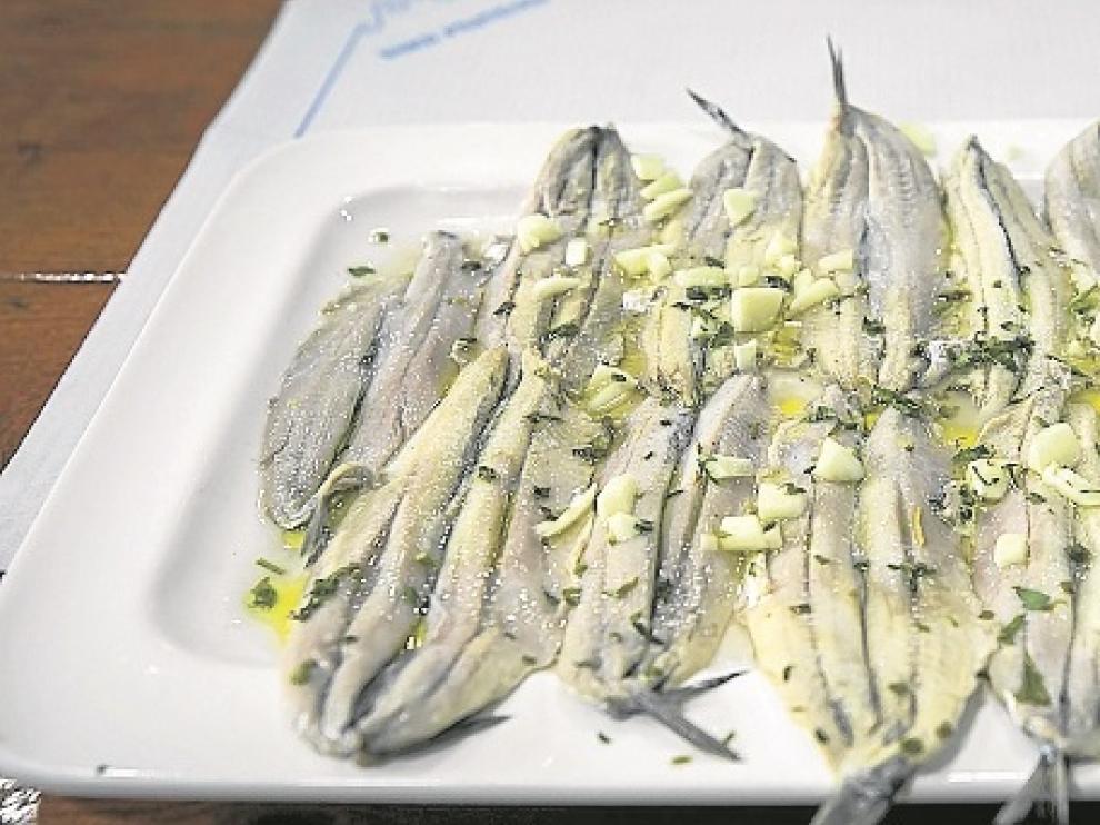 Boquerones en vinagre.