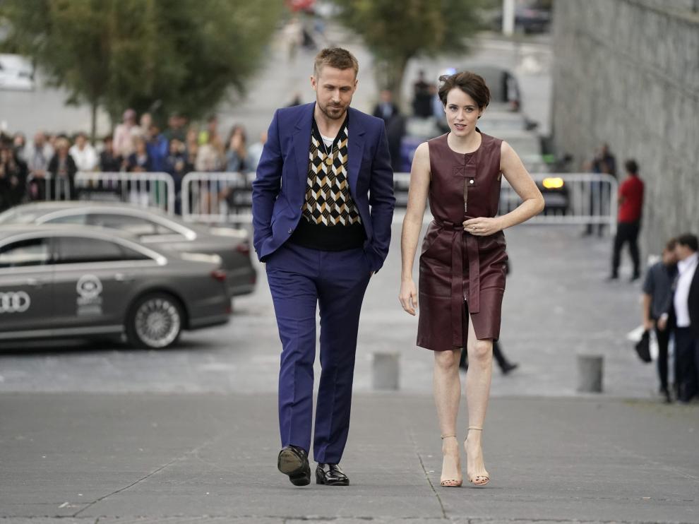 Ryan Gosling y Claire Foy presentan 'First Man' en San Sebastián