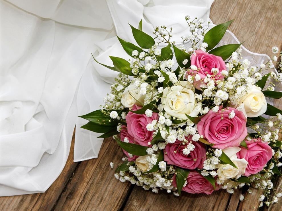 Ramo de flores de una boda.