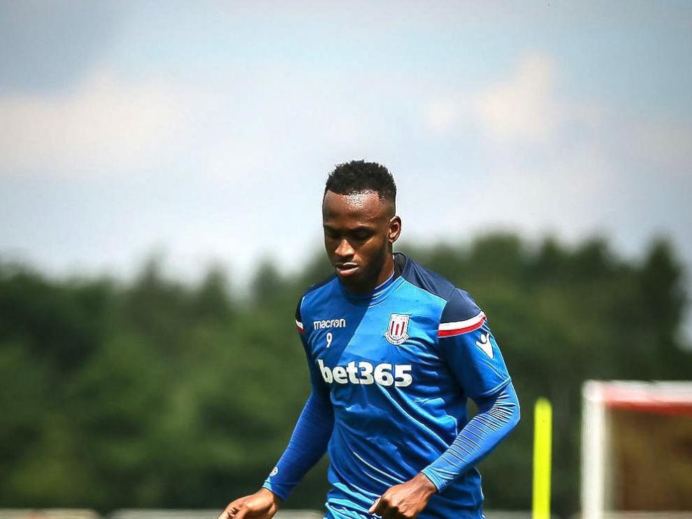 Saido Berahino en una imagen de archivo colgada en su cuenta de Twitter