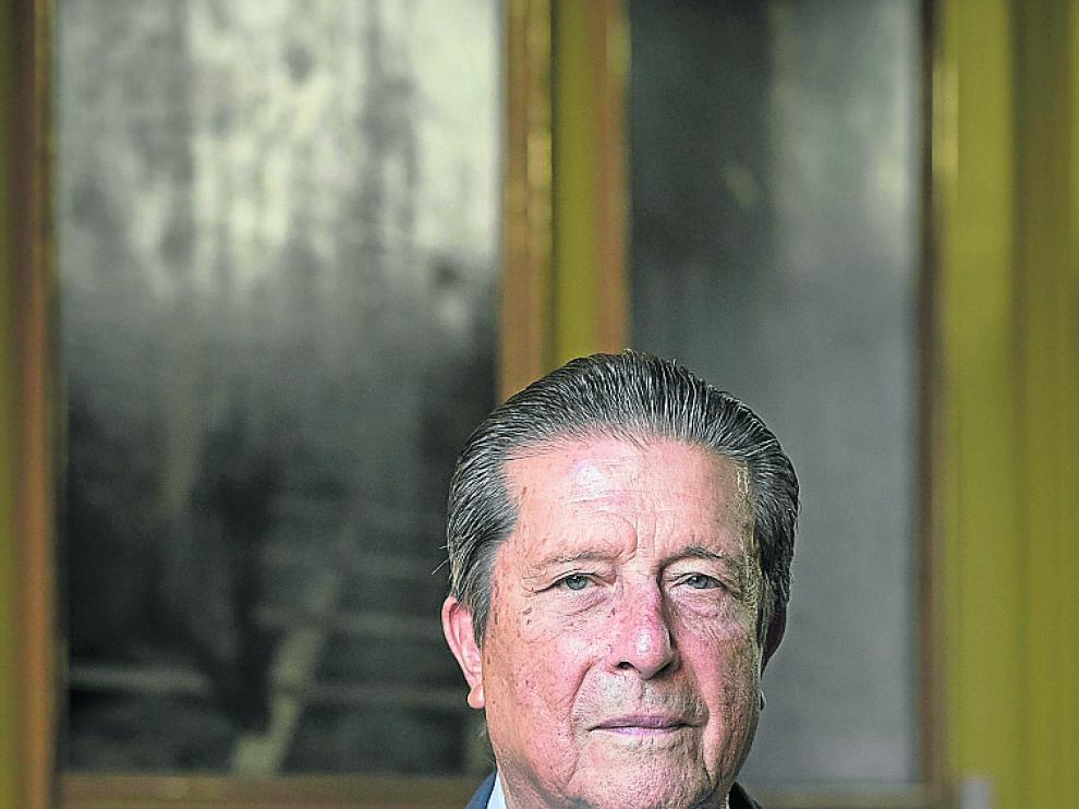 Mayor Zaragoza, este lunes en el Paraninfo.
