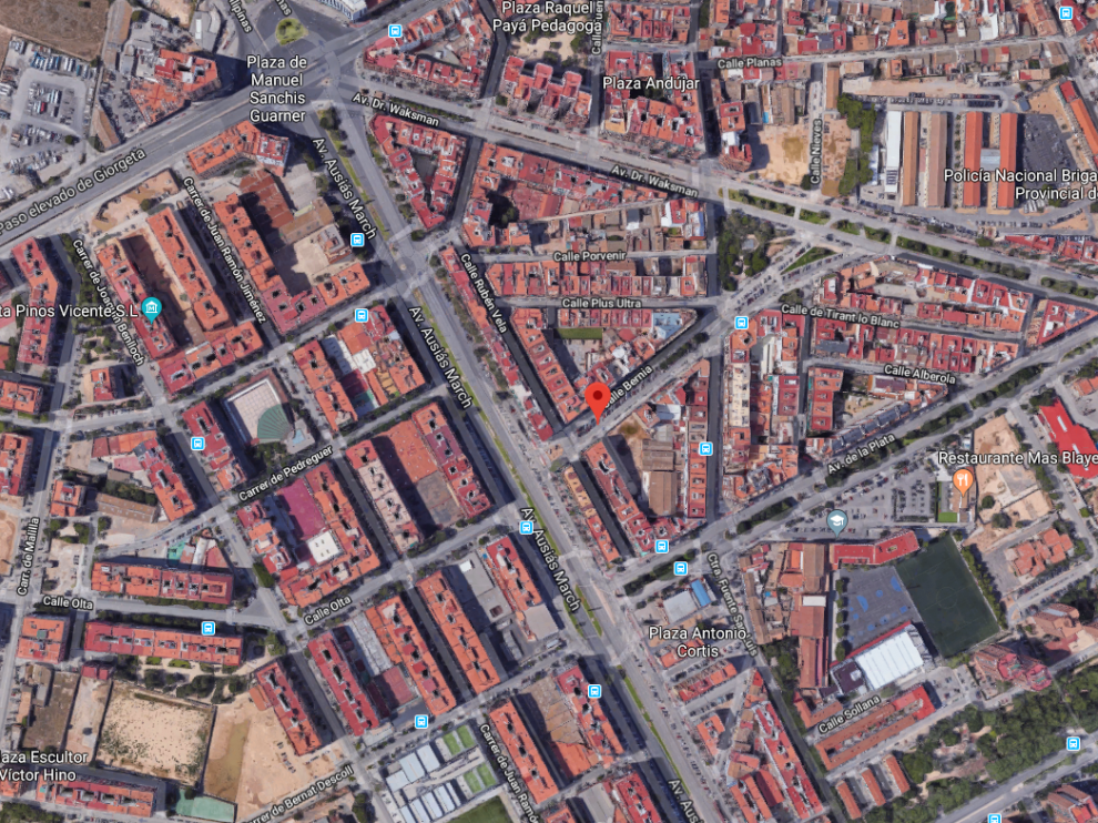 El suceso tuvo lugar en la calle Bernia de Valencia