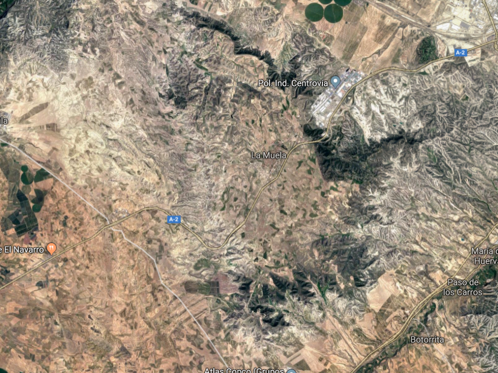 El accidente ha tenido lugar en la A-2 a la altura de La Muela