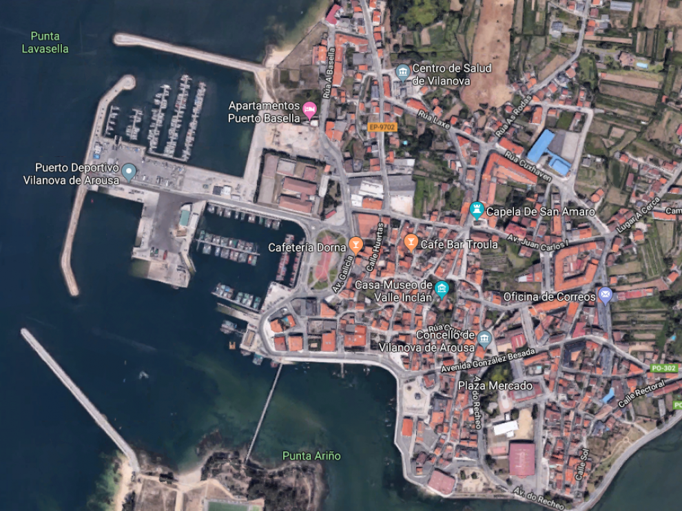 Localidad de Vilanova de Arousa.