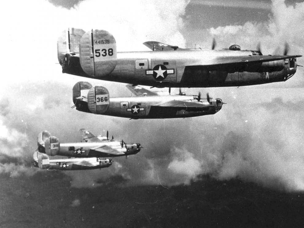 Aviones durante la Segunda Guerra Mundial.