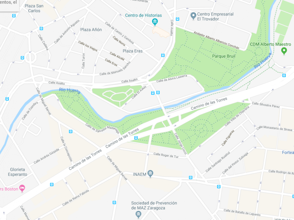 Camino de Las Torres en el Barrio de Las Fuentes.
