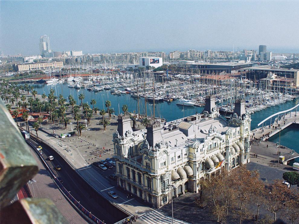 Imagen del puerto de Barcelona.