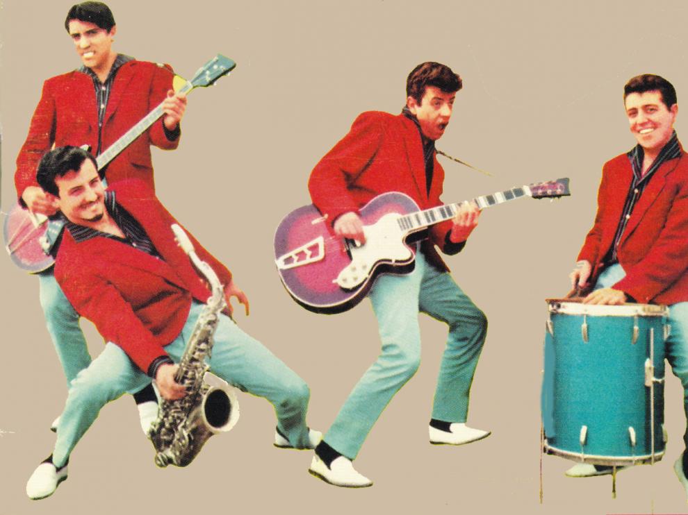 The Rocking Boys trasladaban su dinamismo juvenil y su adelantada vibración rocanrolera a las portadas de sus discos.