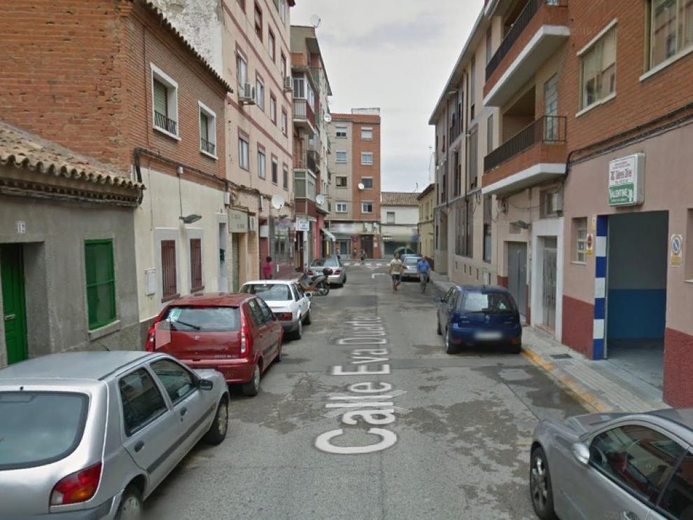 Calle Eva Duarte, Zaragoza.