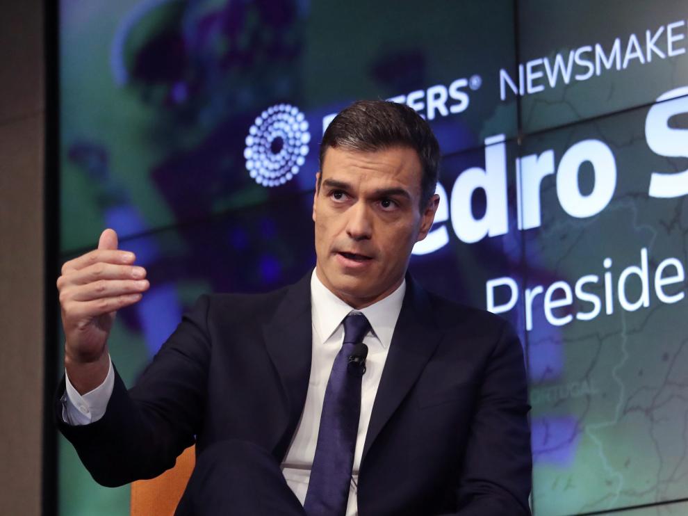 El presidente del Gobierno, Pedro Sánchez