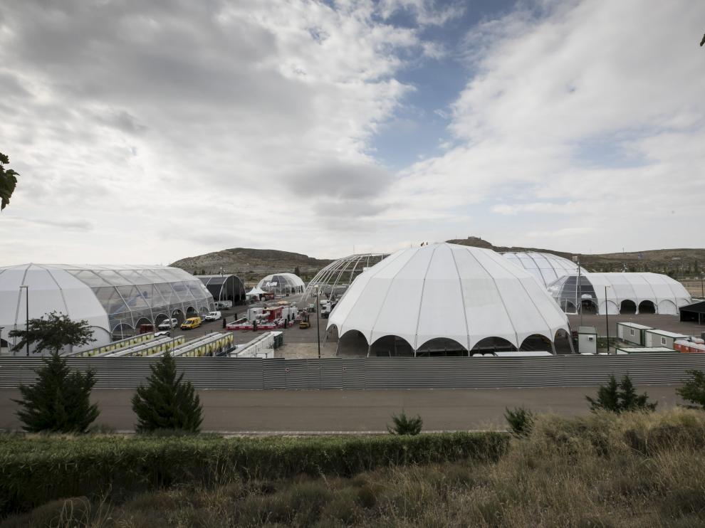 Las carpas del Espacio Zity cuentan con un aforo de 25.000 personas.