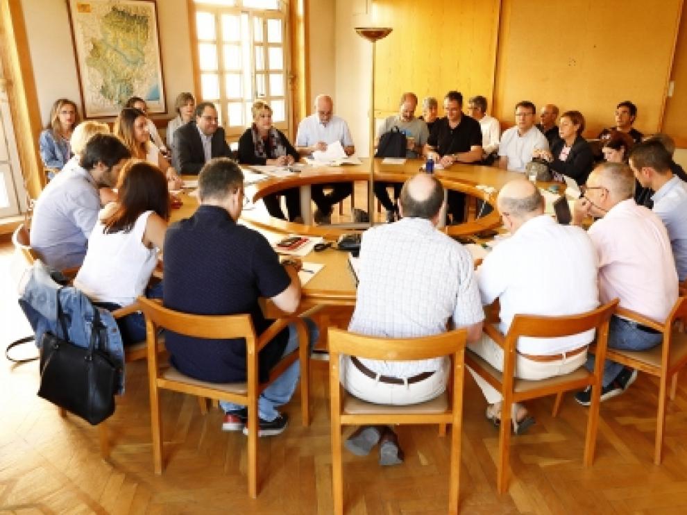 Reunión de la Mesa General de Negociación de la Administración de la Comunidad Autónoma celebrada este viernes.