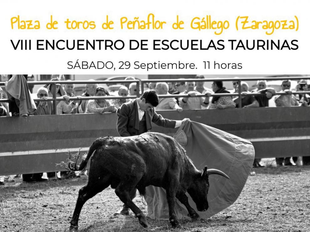 Cartel del encuentro de escuelas taurinas.