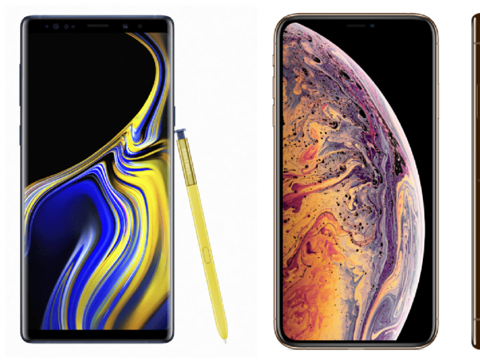 El Note 9, el iPhone XS Max y el Pocophone