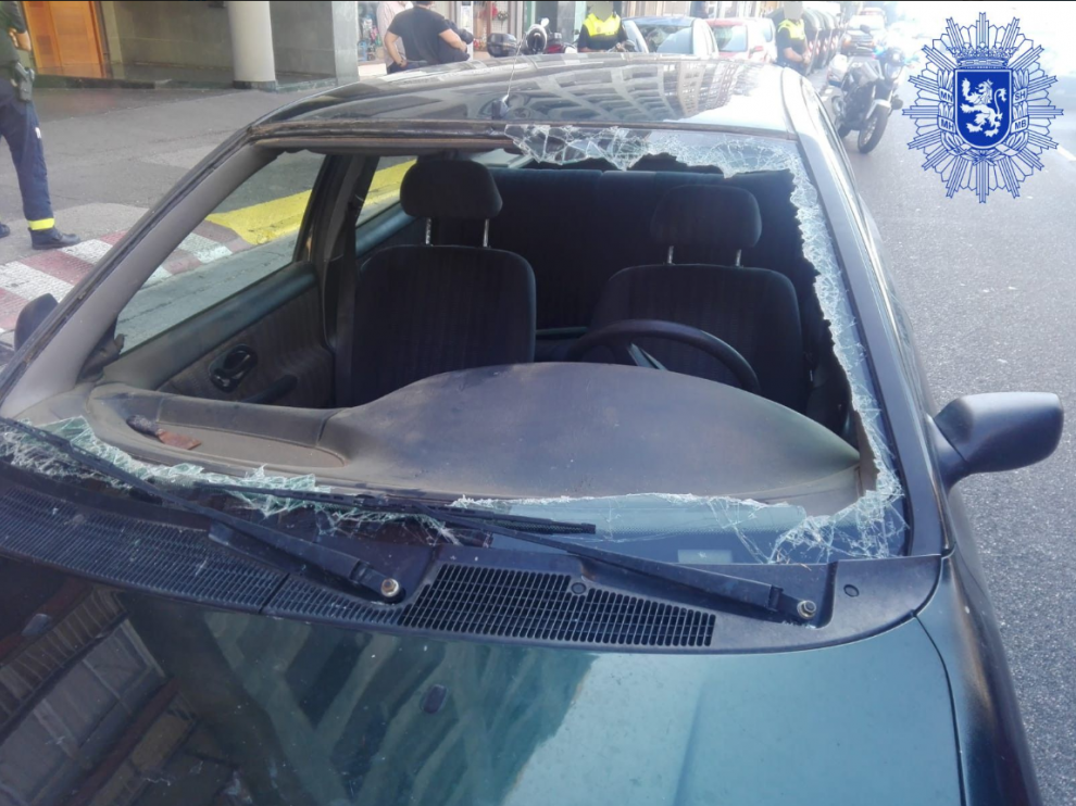 Imagen publicada en la cuenta de Twitter de la Policía Local de Zaragoza.