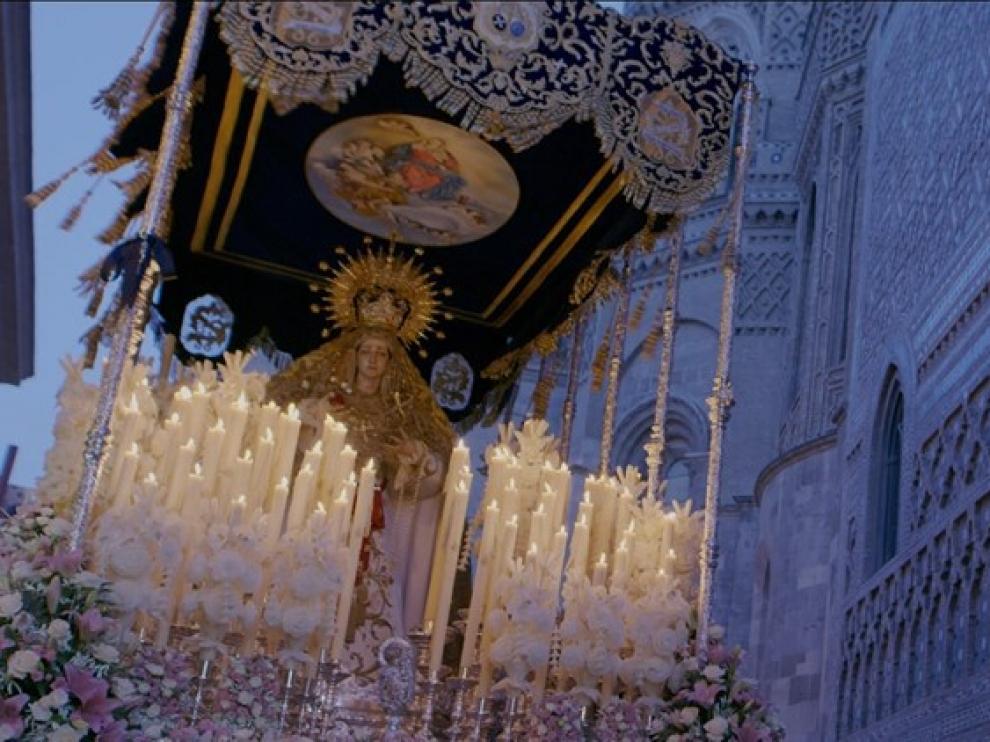 La Semana Santa aragonesa triunfa en Cannes con 'Inmortal'. Fotograma del cortometraje.
