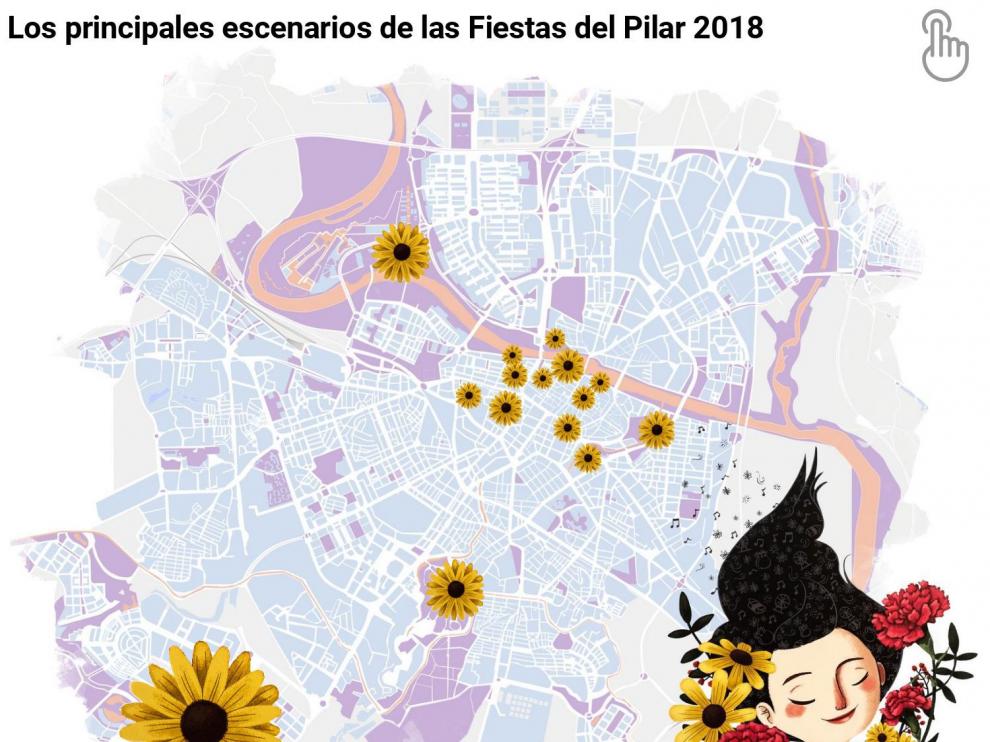 Las incógnitas del nuevo mapa festivo del Pilar.