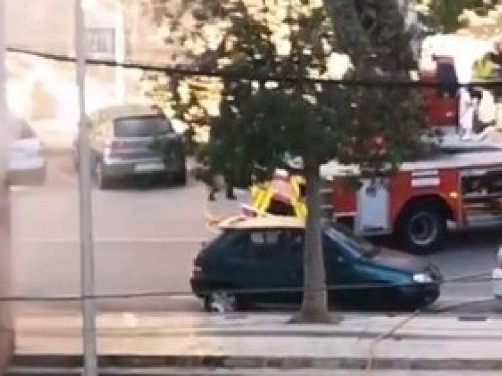Un herido grave y 11 leves en incendio de una vivienda en Cartagena