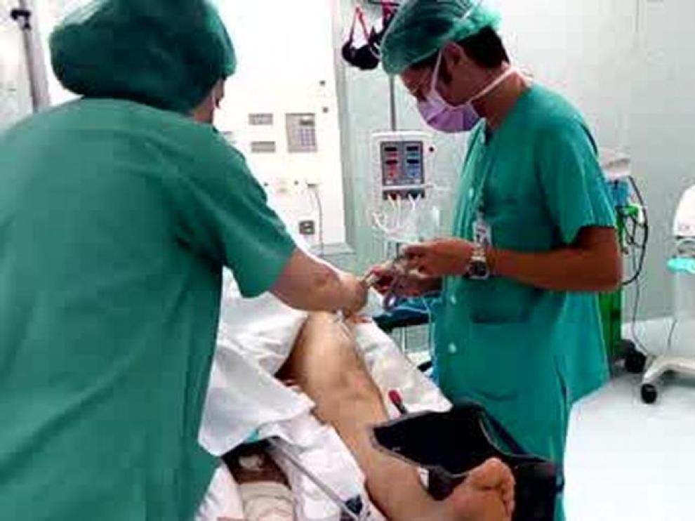 Intervención en el hopital Miguel Servet