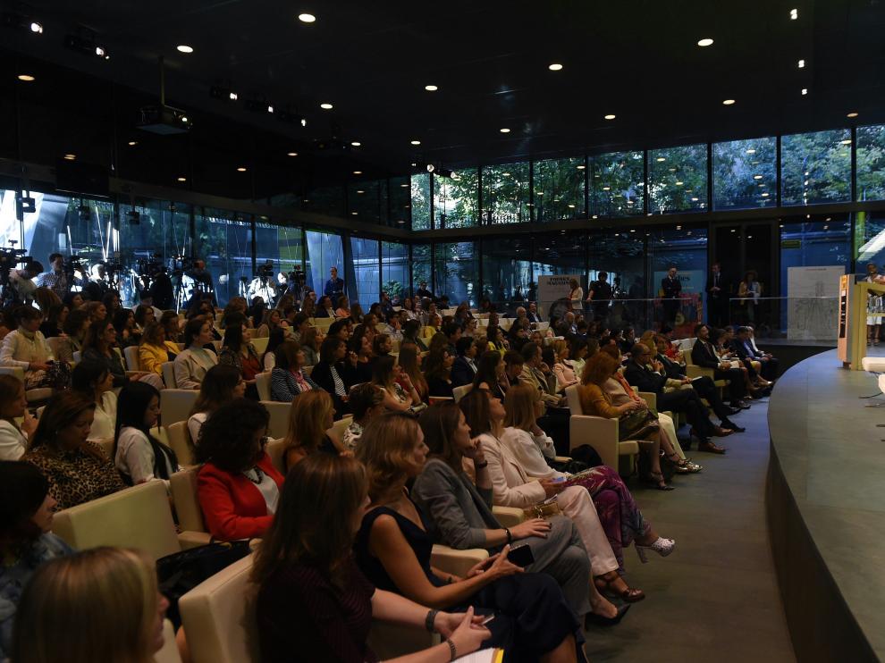 La ministra de la Presidencia, Relaciones con las Cortes e Igualdad, Carmen Calvo, durante el Forbes Summit Women.