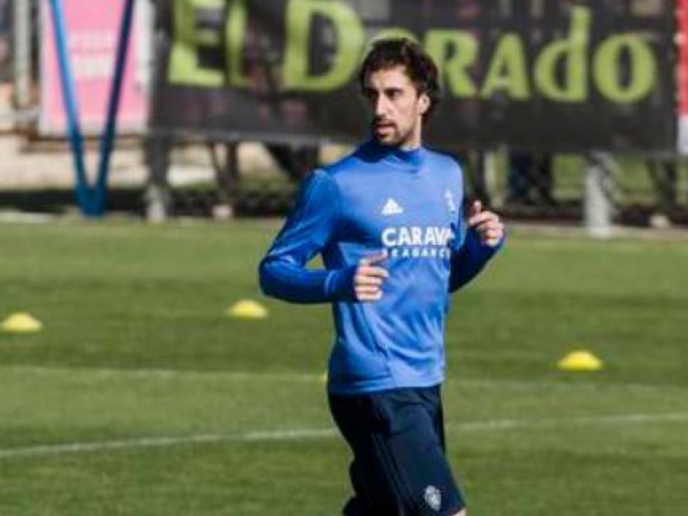 Eguaras, en la Ciudad Deportiva.