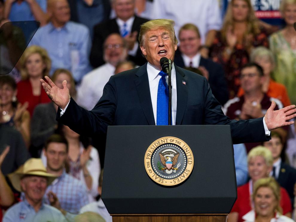 El presidente de EE. UU., Donald Trump