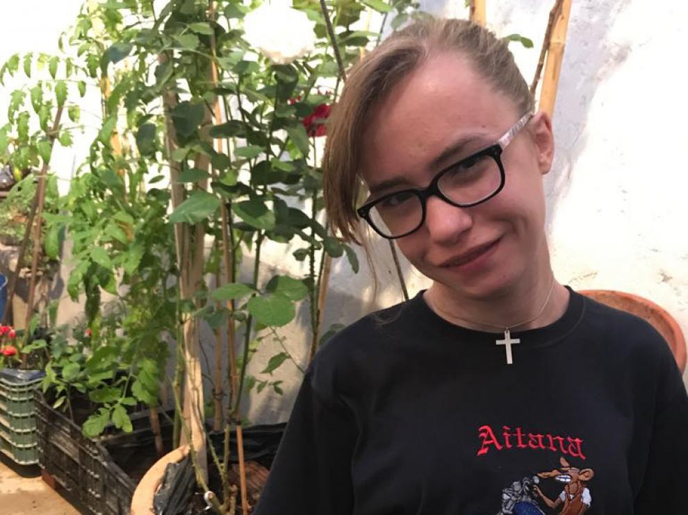 Fotografía reciente de Aitana, que ya tiene 18 años.
