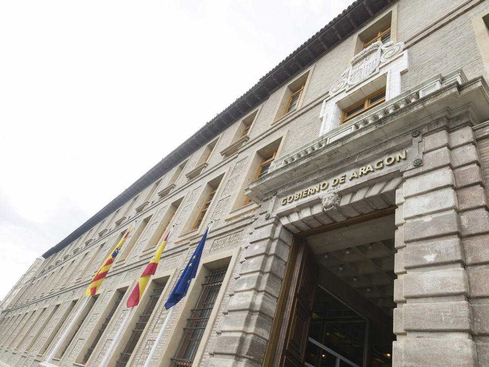 El edificio Pignatelli, sede del Gobierno de Aragón.