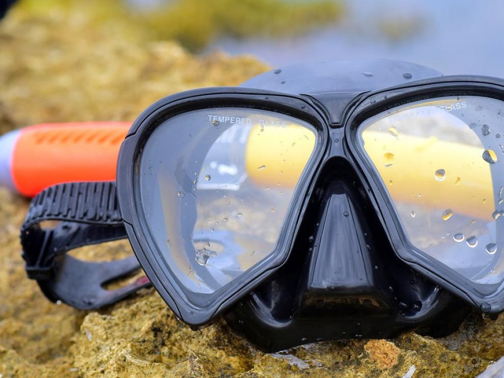 Material de buceo.