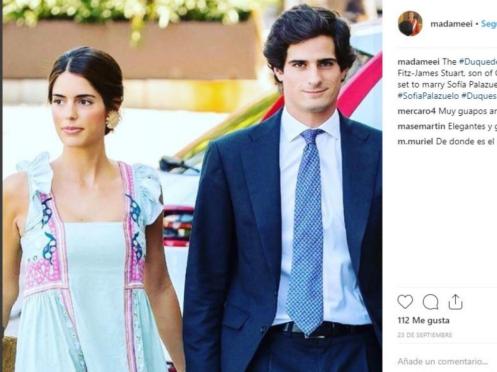 Imagen reciente de la pareja.