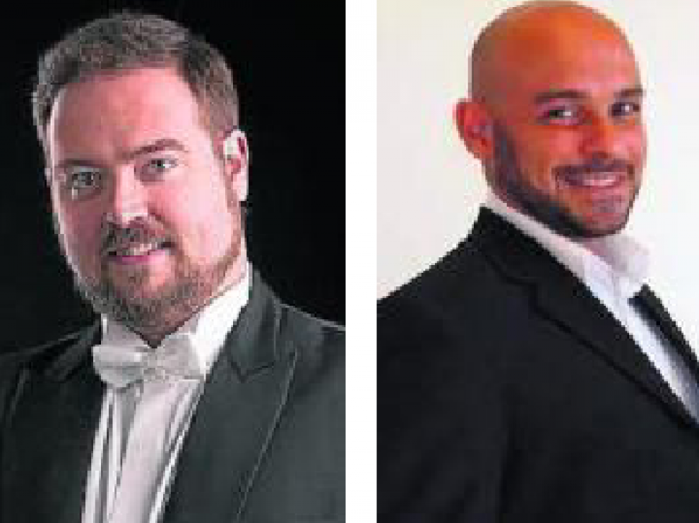 Los tenores Miguel Borrallo, Max Jota y Simone Frediani.