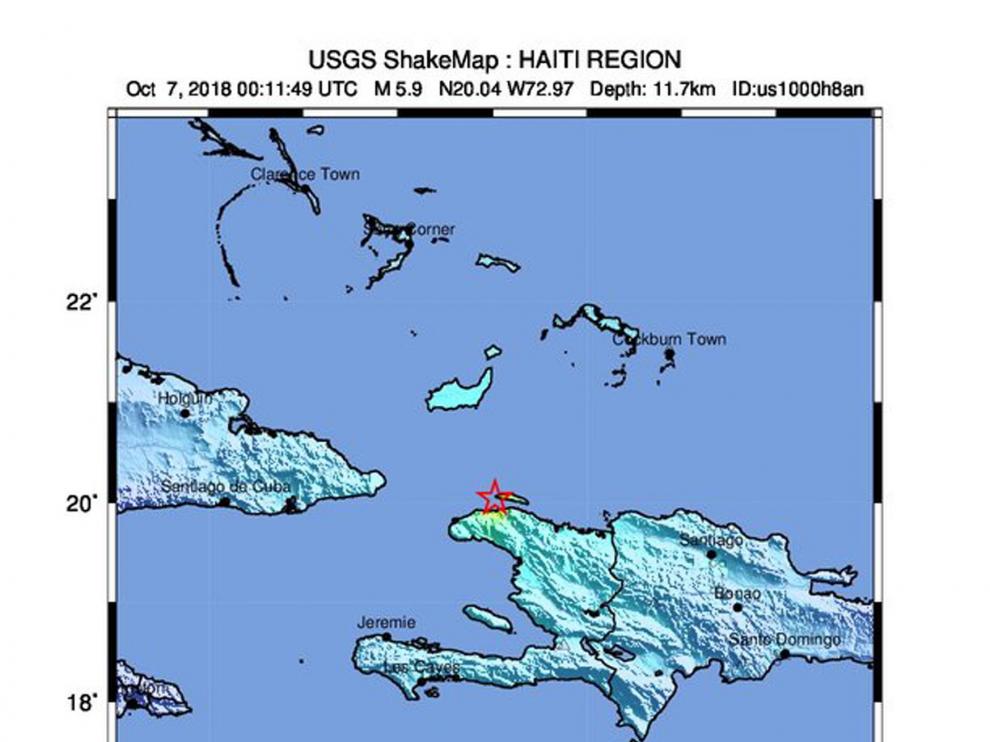 Al menos 11 muertos y 100 heridos en Haití tras un terremoto de 5,9 grados