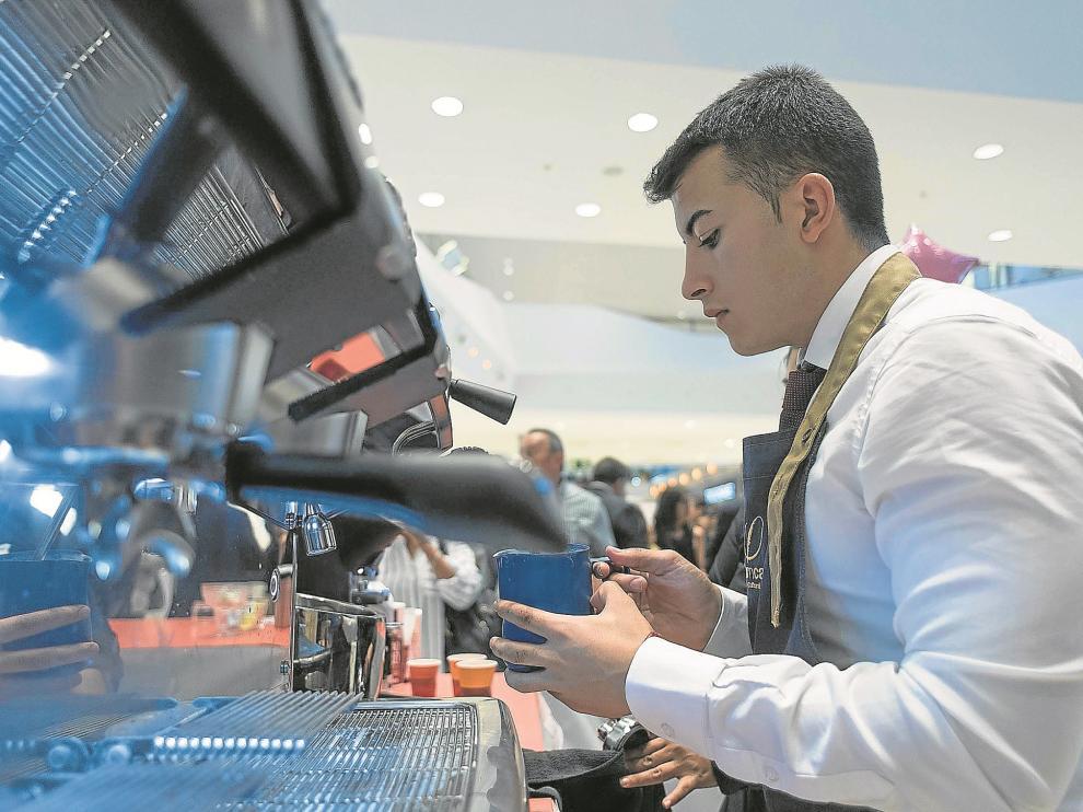 El colofón de estos siete días sobre el café fue el X Campeonato de Baristas de Aragón, la competición para decidir quién acude al campeonato nacional.