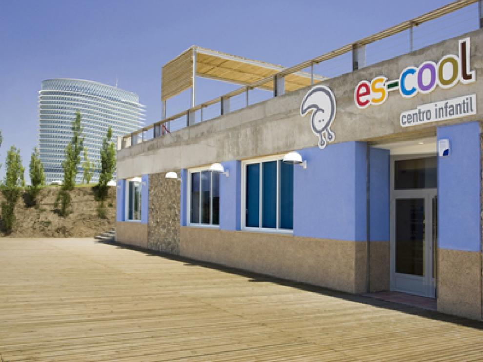 Centro de educación infantil Es-Cool, ahora cerrado.
