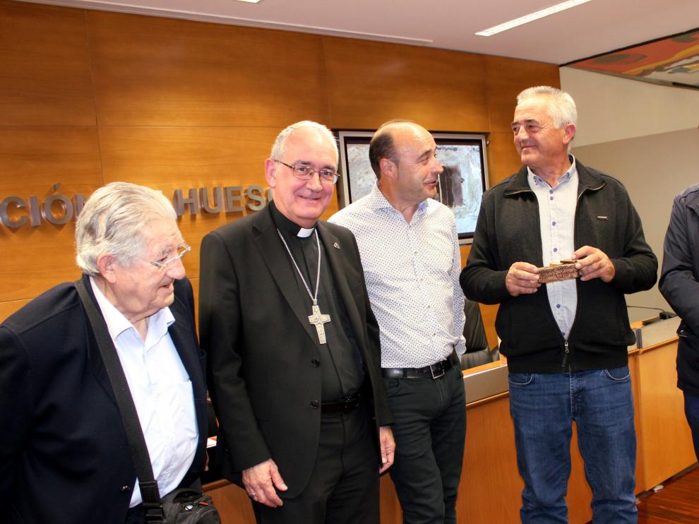 De izquierda a derecha, Calvera, Pérez, Gállego, Sesé y Campo