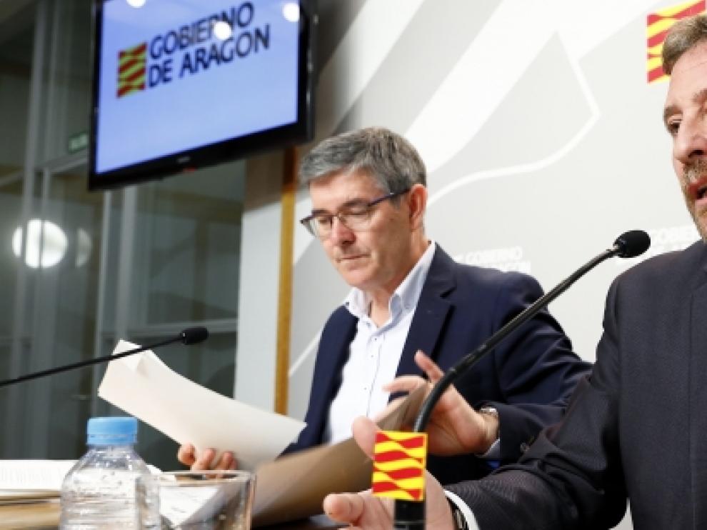 Rueda de Prensa del consejero de Presidencia, Vicente Guillén, para informar de los asuntos tratados en el Consejo de Gobierno.
