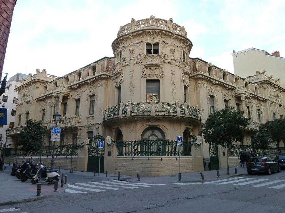 El Palacio de Longoria, sede central de la SGAE.