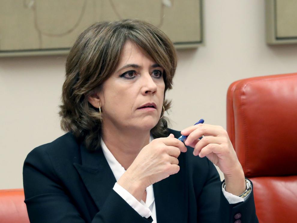 La ministra de Justicia, Dolores Delgado, en imagen de archivo.