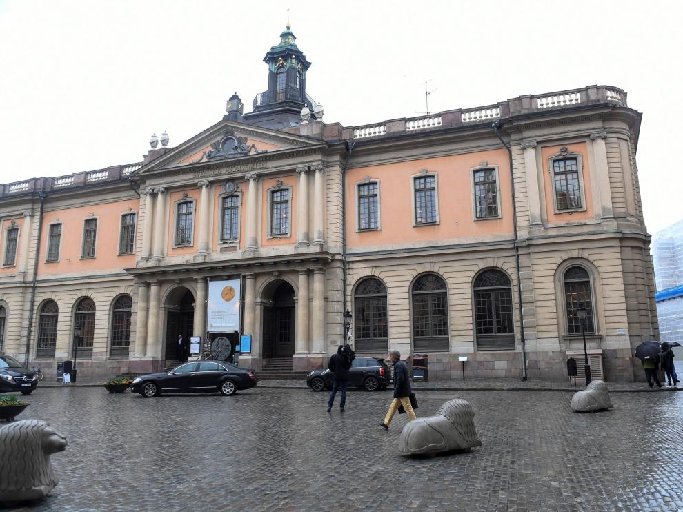 La sede de la Academia Sueca en Estocolmo.