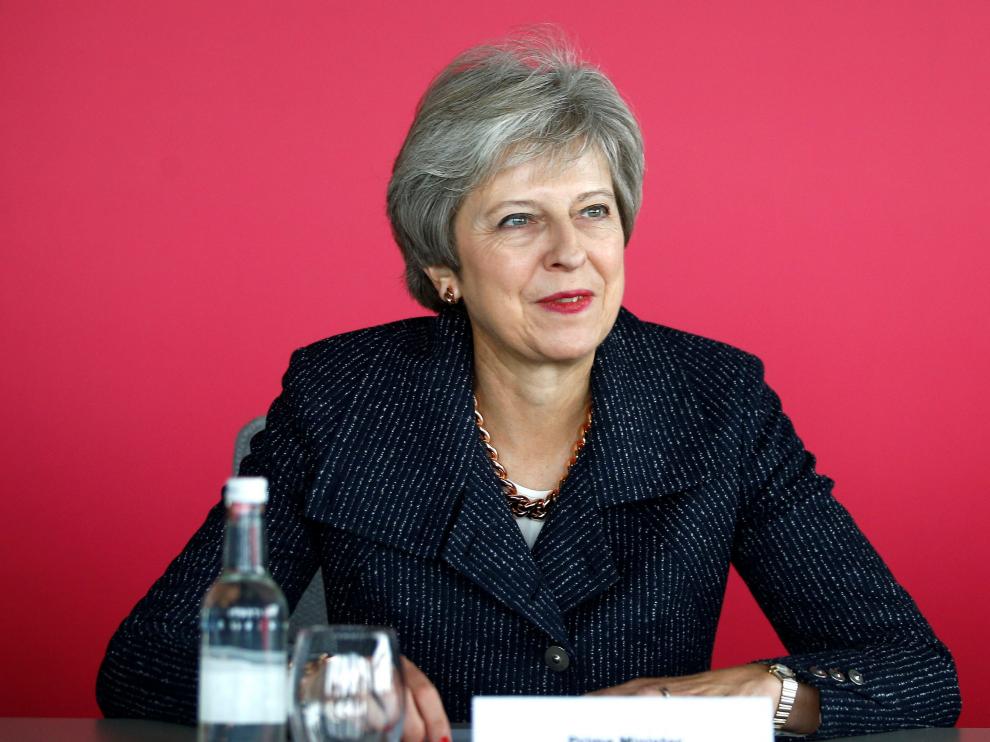 La primera ministra británica, Theresa May.