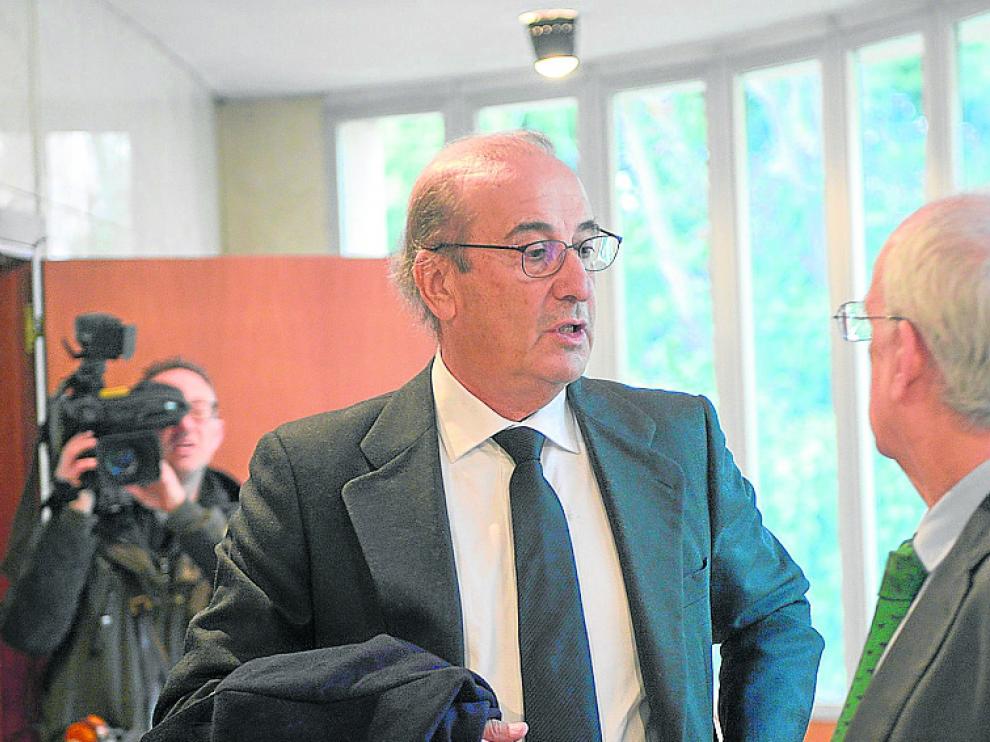 Francis Franco, en los Juzgados de Teruel el pasado enero.