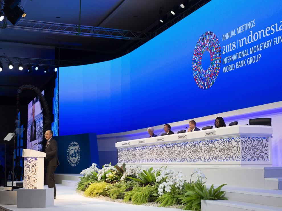 Encuentro anual del FMI y el Banco Mundial en Bali.
