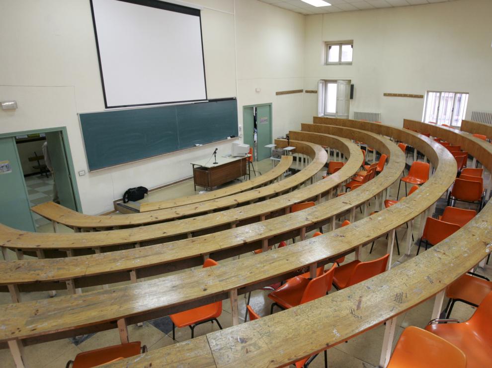 Un aula universitaria.